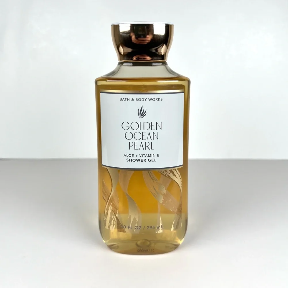 Bath & Body Works Golden Ocean Pearl Shower Gel 10 oz Retired Scent NEW